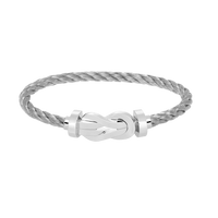 [Amore Jewels]CHANCE LARGE 8 FIGURE BUCKLE NO DIAMOND BRACELET SILVER