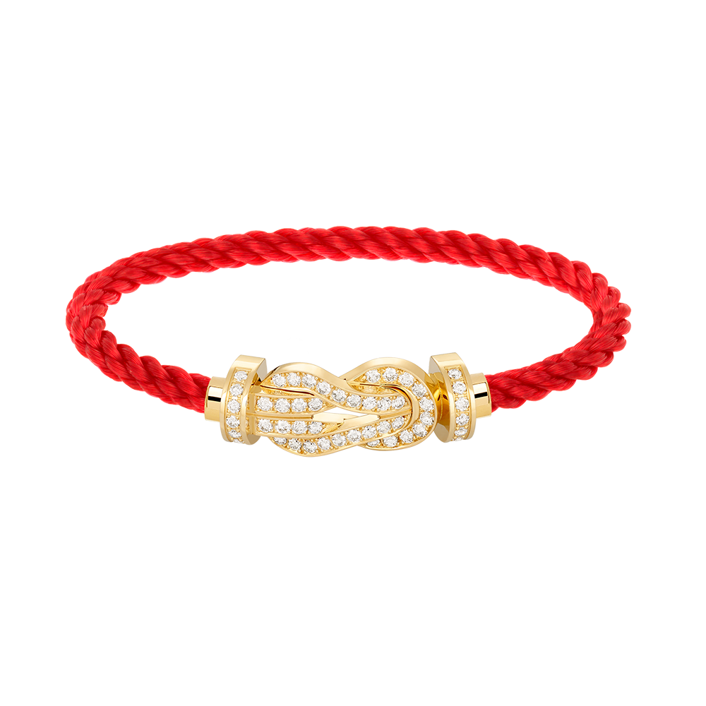 [Amore Jewels]CHANCE LARGE 8 FIGURE BUCKLE FULLDIAMOND BRACELET GOLD