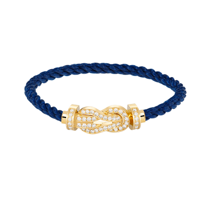 [Amore Jewels]CHANCE LARGE 8 FIGURE BUCKLE FULLDIAMOND BRACELET GOLD