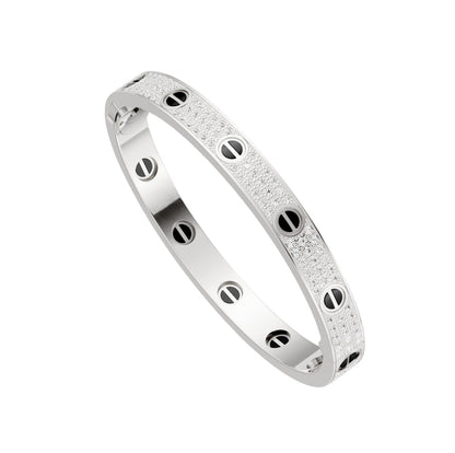 [Amore Jewels]LOVE BRACELET 6.1MM DIAMOND-PAVED CERAMIC