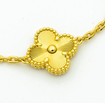 [Amore Jewels] CLOVER 5 MOTIF LASER BRACELET COLLECTION