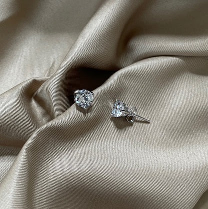 [Amore Jewels]Dainty Round Shape Earrings