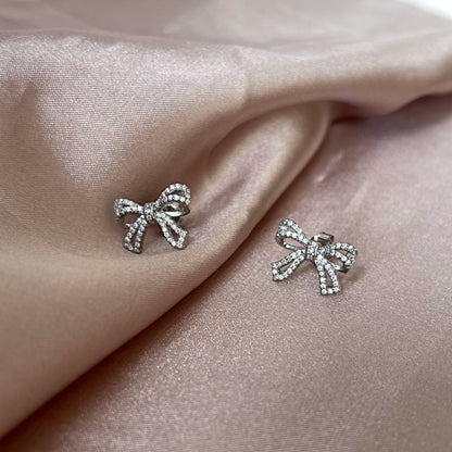 [Amore Jewels]Dainty Bow Shape Earrings