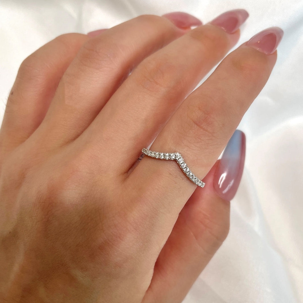 [Amore Jewels]Elaborate Tennis Band Ring