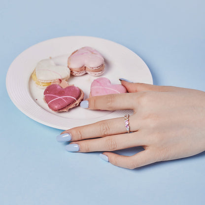[Amore Jewels]Delicate Vibrant Emerald Cut Daily Ring