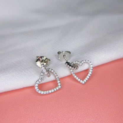 [Amore Jewels]Dainty Heart Shape Earrings