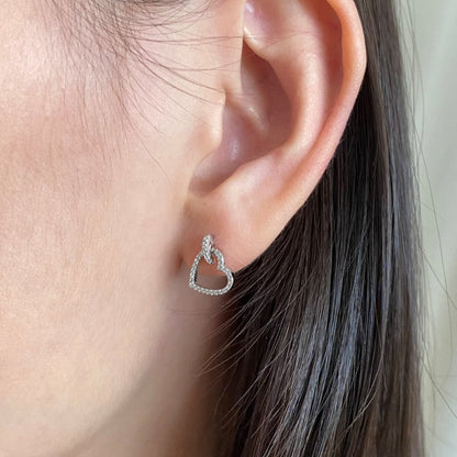 [Amore Jewels]Dainty Heart Shape Earrings