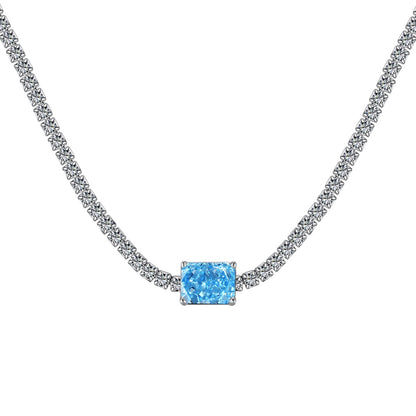 [Amore Jewels]2.0 carat Ornate Emerald Cut Necklace