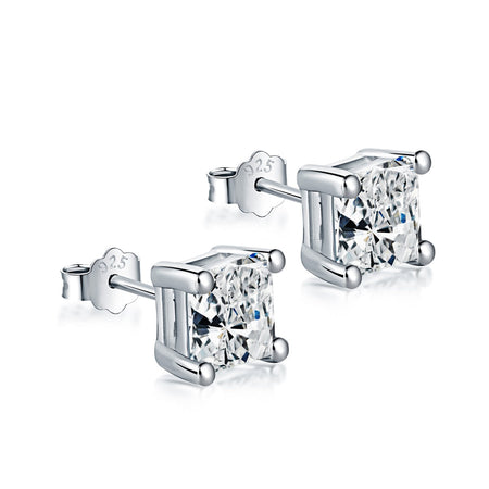 [Amore Jewels]Delicate Square Shape Earrings