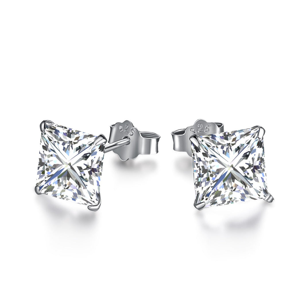 [Amore Jewels]Ornate Square Shape Earrings