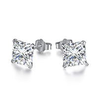 [Amore Jewels]Ornate Square Shape Earrings