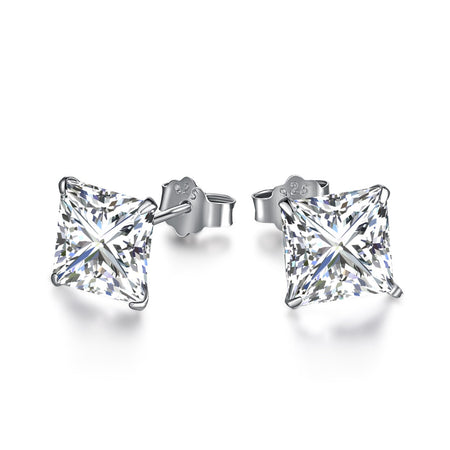 [Amore Jewels]Ornate Square Shape Earrings