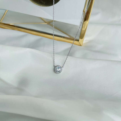 [Amore Jewels]Luxurious Round Cut Necklace