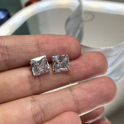 [Amore Jewels]Ornate Square Shape Earrings
