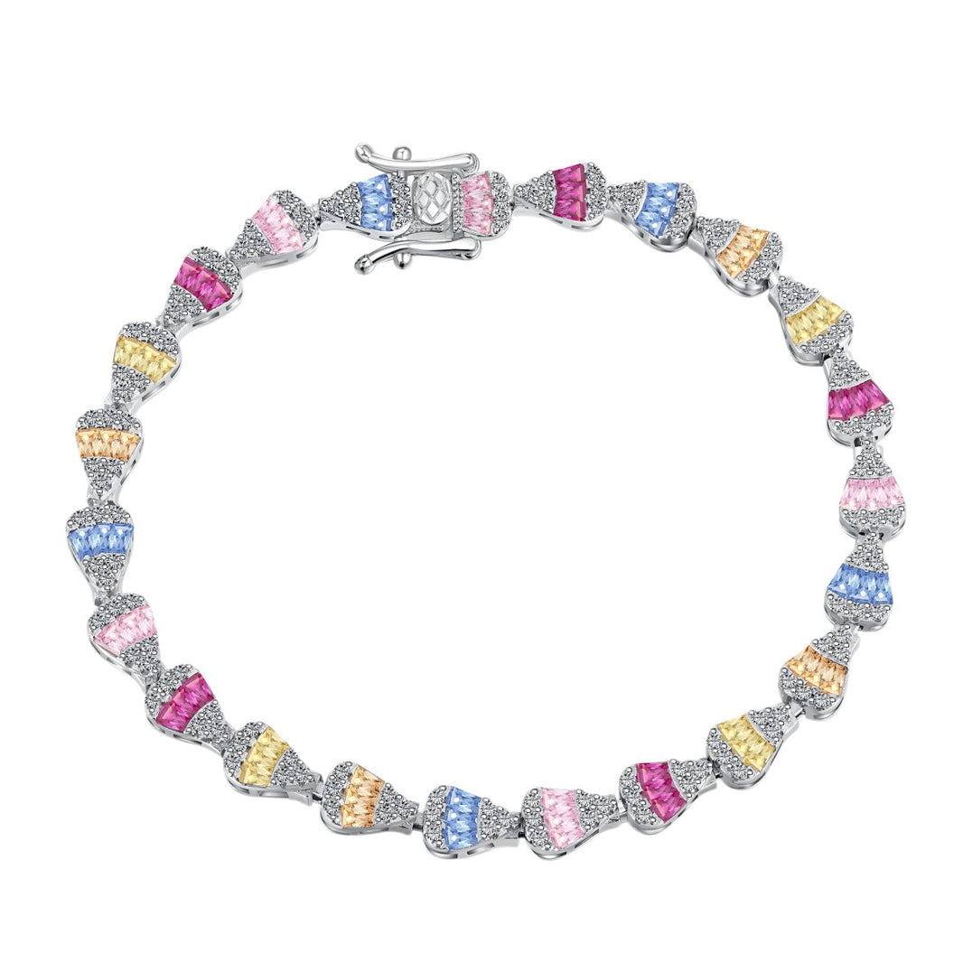 [Amore Jewels]Radiant Water Drop Shape Daily Bracelet