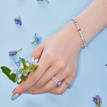 [Amore Jewels]Radiant Water Drop Shape Daily Bracelet