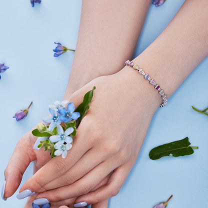[Amore Jewels]Radiant Water Drop Shape Daily Bracelet