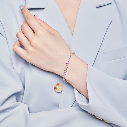 [Amore Jewels]Radiant Water Drop Shape Daily Bracelet