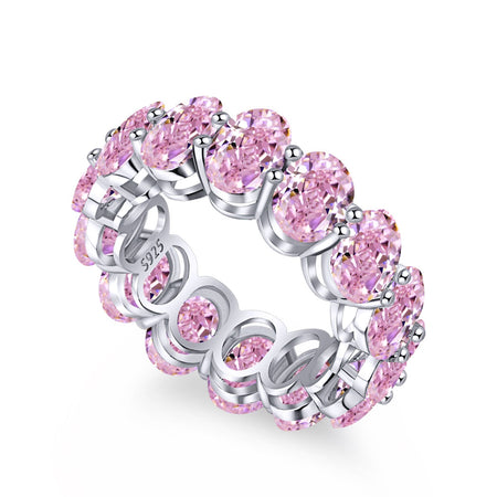 [Amore Jewels]Dainty Elongated Cushion Cut Tennis Ring