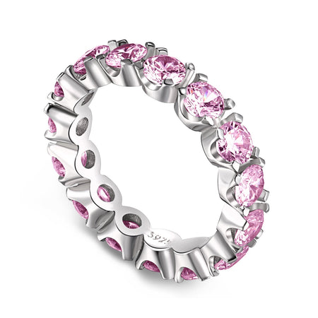 [Amore Jewels]Eternity Round Cut Tennis Ring