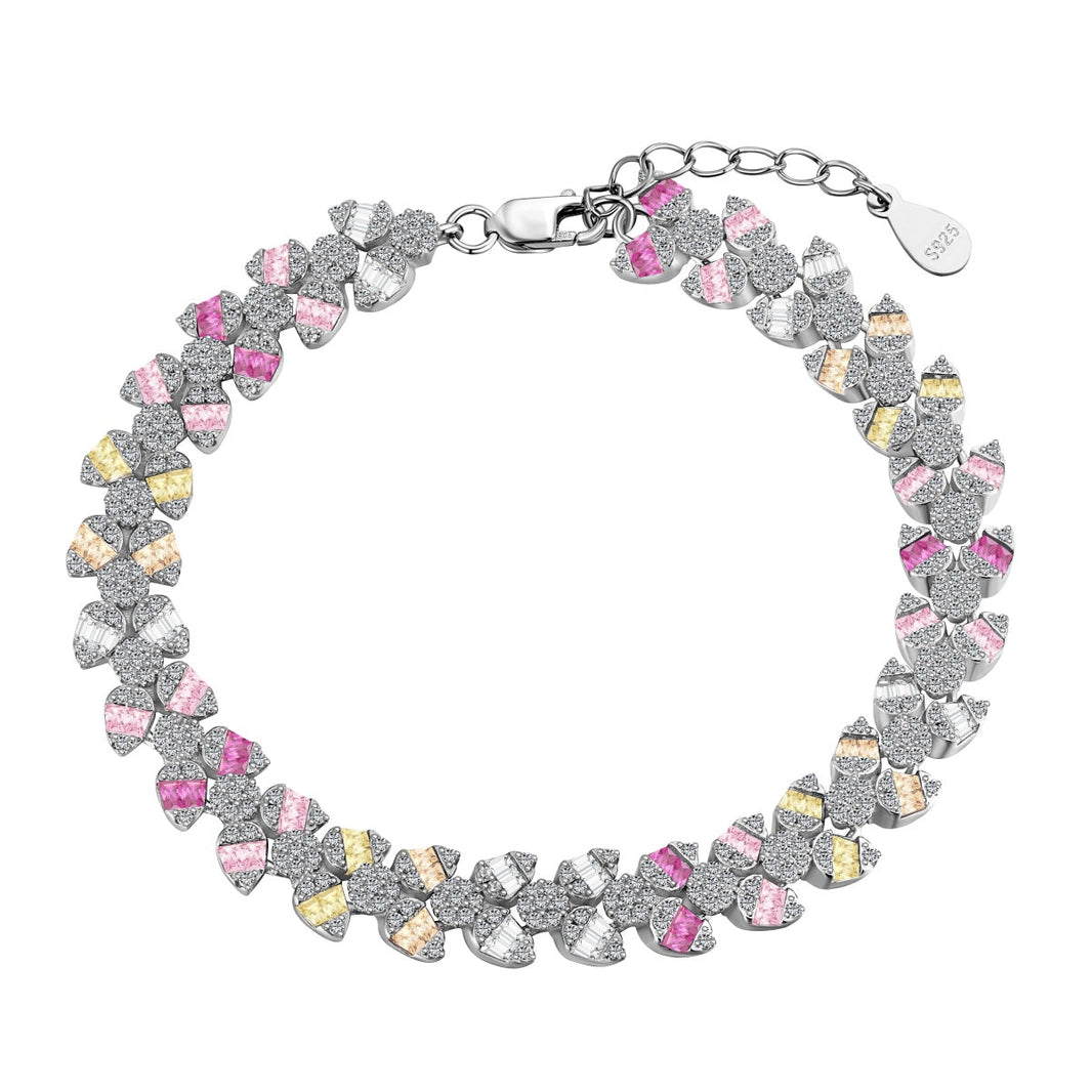 [Amore Jewels]Dainty Exquisite Flower Shape Daily Bracelet