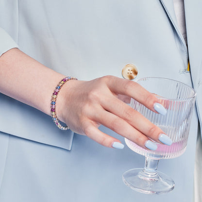 [Amore Jewels]Sparkling Exquisite Multi Cut Party Bracelet