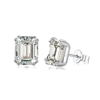 [Amore Jewels]Dazzling Square Shape Earrings