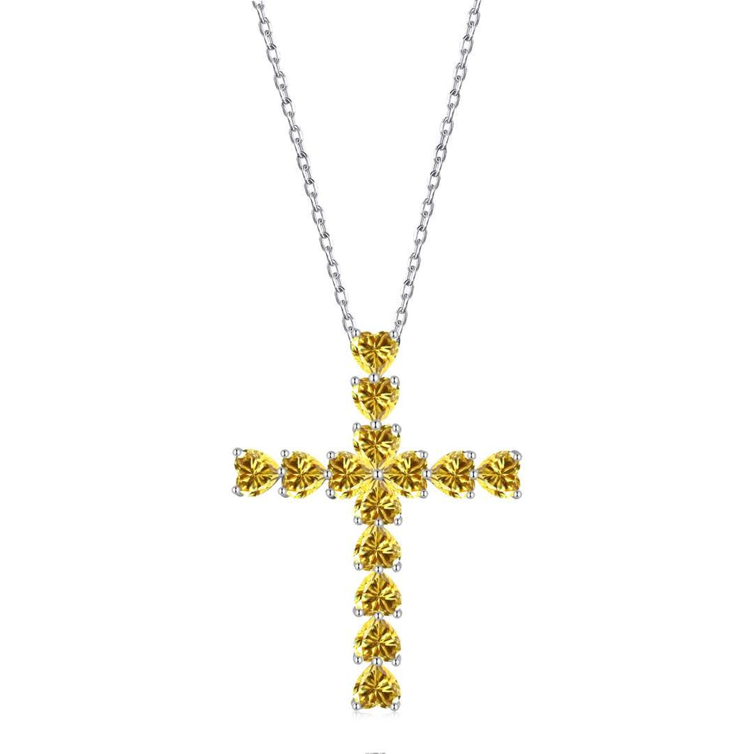 [Amore Jewels]Radiant Cross Shape Necklace