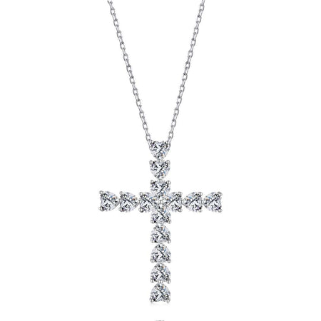 [Amore Jewels]Radiant Cross Shape Necklace