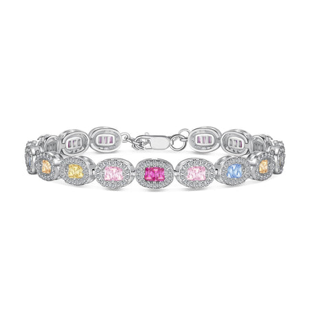 [Amore Jewels]Exquisite Ornate Emerald Cut Daily Bracelet