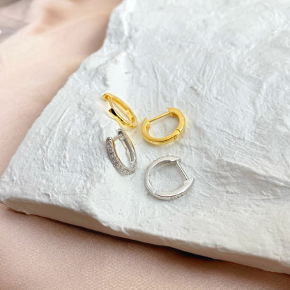 [Amore Jewels]Circle Versatile Earrings