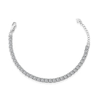 [Amore Jewels]Sparkling Radiant Princess Cut Tennis Bracelet