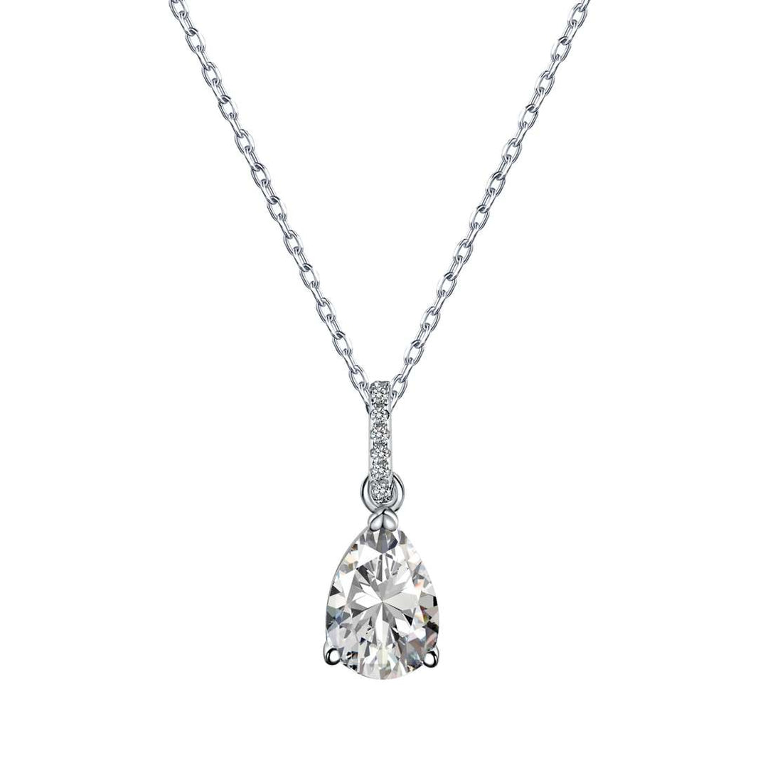 [Amore Jewels]Delicate Water Drop Shape Fashion Necklace