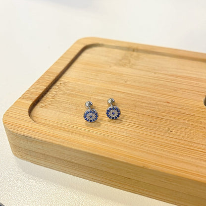 [Amore Jewels]Devil's Eye Ear Bone Nail Earrings