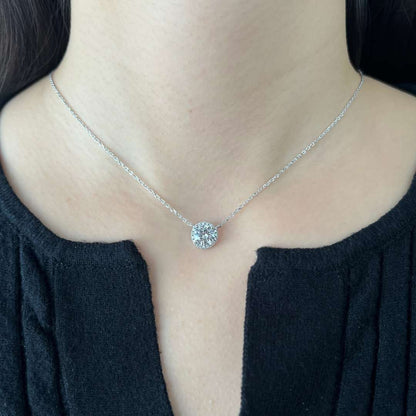 [Amore Jewels]Luxurious Round Cut Necklace
