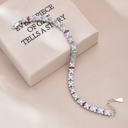 [Amore Jewels]Unique Colorful Flower Shape Daily Bracelet