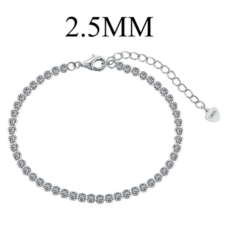 [Amore Jewels]Dazzling Sparkling Round Cut Daily Bracelet