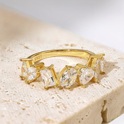 [Amore Jewels]Delicate Multi Cut Ring