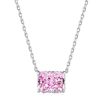 [Amore Jewels]Luxurious Square Shape Colorful Necalack