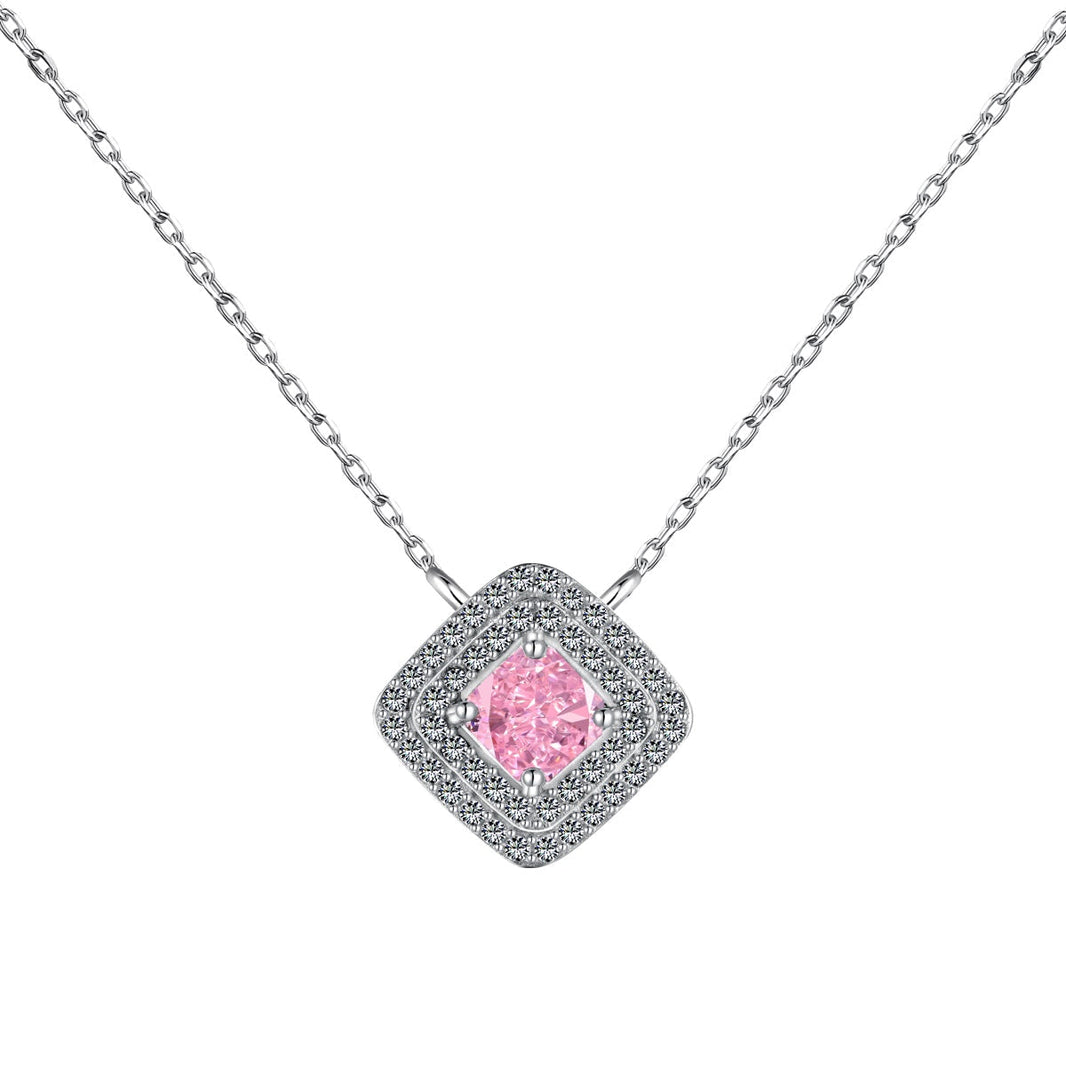 [Amore Jewels]Sparkling Asscher Cut Necklace