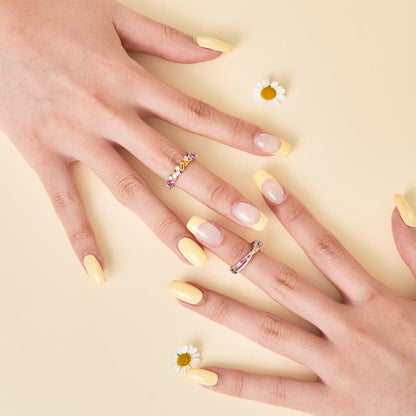 [Amore Jewels]Dazzling Polychromatic Multi cut Daily Ring