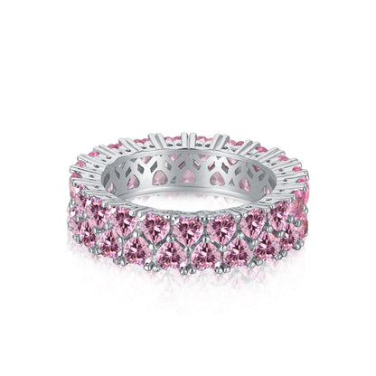 [Amore Jewels]Sparkling Full Heart Ring