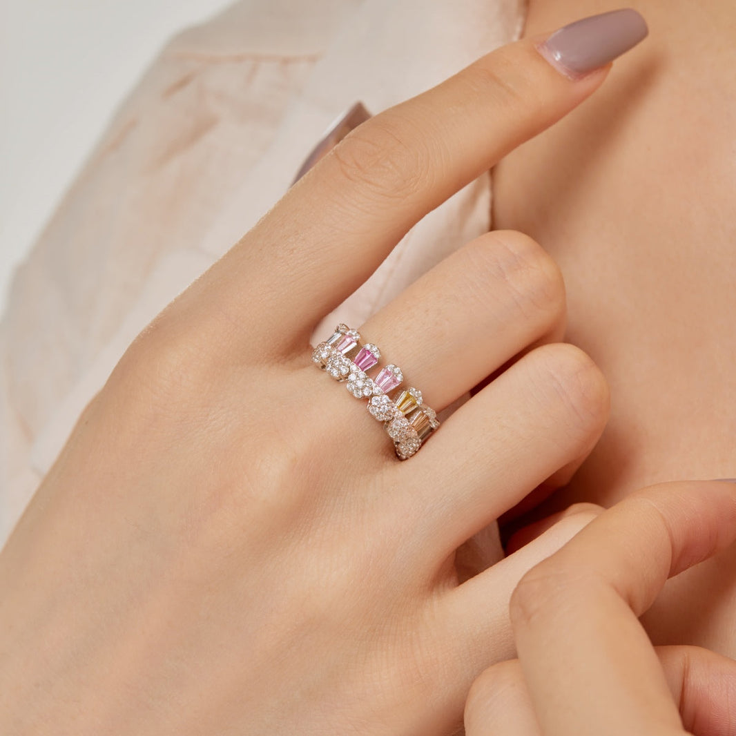 [Amore Jewels]Gorgeous Radiant Cut Daily Ring