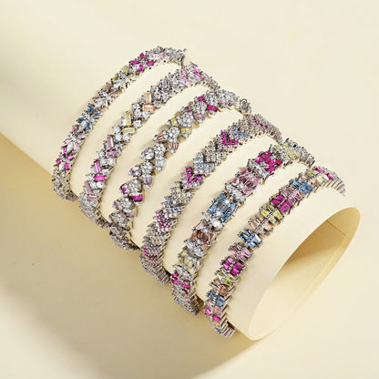 [Amore Jewels]Dainty Exquisite Flower Shape Daily Bracelet