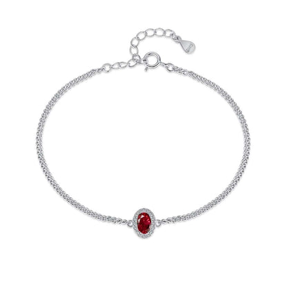 [Amore Jewels]Exquisite Oval Shape Bracelet