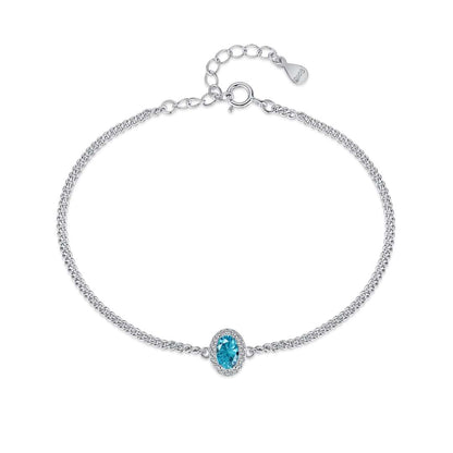 [Amore Jewels]Exquisite Oval Shape Bracelet