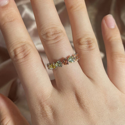[Amore Jewels]0.25 Carat Radiant Romance Heart Cut Lover Ring