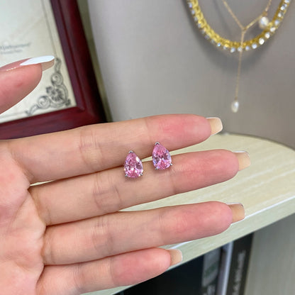 [Amore Jewels]Ornate Water Drop Shape Earrings