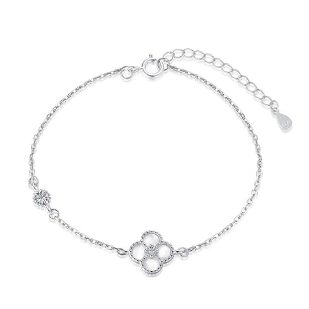 [Amore Jewels]Delicate Four Leaf Clover Bracelet