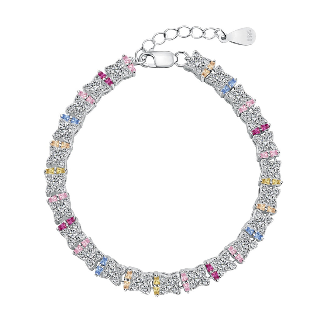 [Amore Jewels]Unique Colorful Flower Shape Daily Bracelet